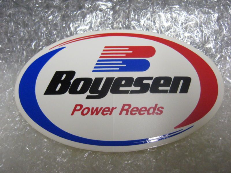 Boyesen Power Reeds Motorcycle Decal Sticker 4.5 X 3  