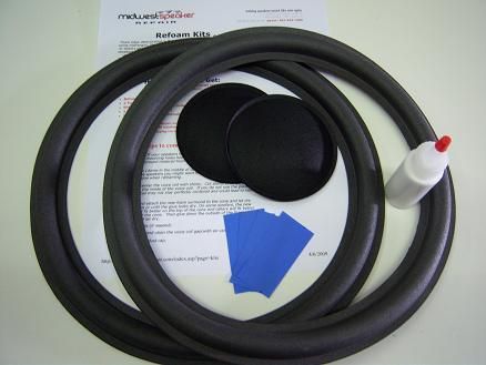 McIntosh ML 10C   10 Woofer Refoam Speaker Repair Kit  