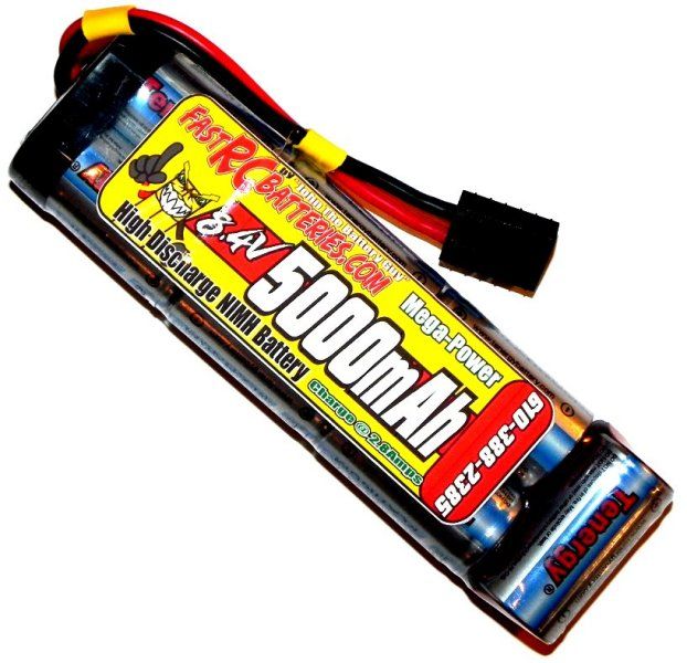 TRAXXAS SLASH~5000mAH 7 CELL 8.4V SUPER BATTERY~5000mAH  