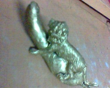 RARE BRONZE PENDANT PHALLUS PHALLIC FERTILITY AMULET  