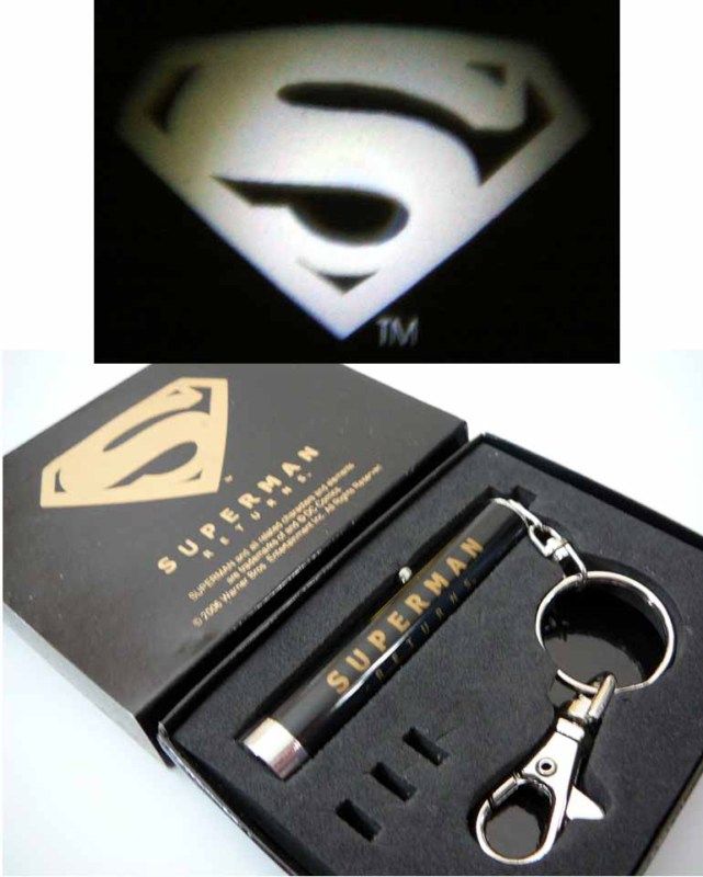 SUPERMAN RETURNS dc Comics Lmt sdcc FLASHLIGHT KEYCHAIN  