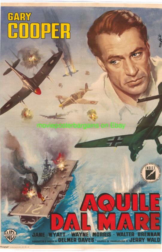 TASK FORCE MOVIE POSTER ITALIAN LB GARY COOPER 1949  