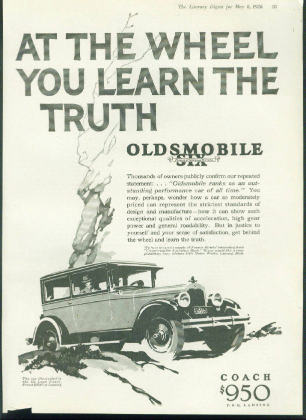 HUGE Lot of 1920s Oldsmobile Auto Vintage Ads   13  