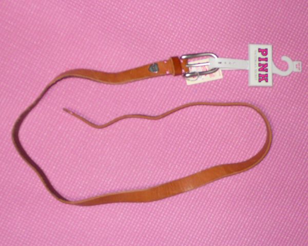 Victoria Secret PINK Genuine Leather Belt XS/S  