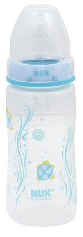 Nuk Trendline Whimsy Orthodontic Bottle 10oz  3 Colors Available 