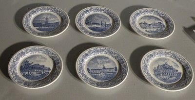 New 6 Bottle coaster Monuments de Paris pattern GIEN  