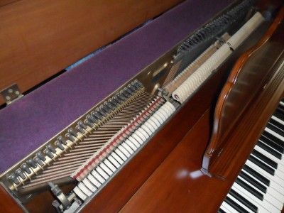   Spinet Cherry Provincial, Refinished, Beautifully Done, Bench  