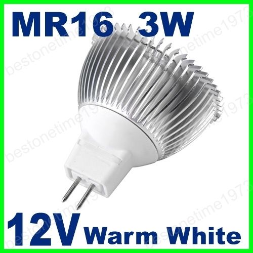   White MR16 3 LED Bulbs Focus LED Spot Light Lamp 12V 3X 1W 1914  