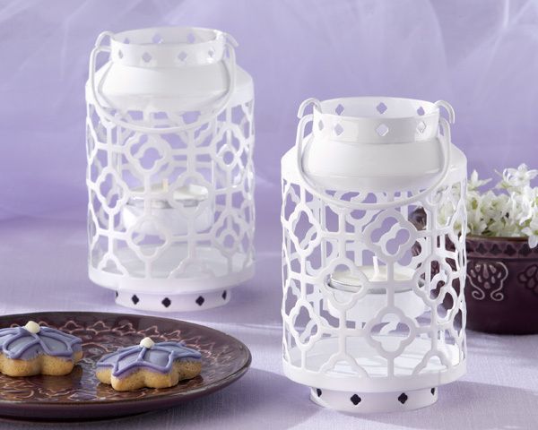 48 Skylights white, Openwork Mini Lanterns  