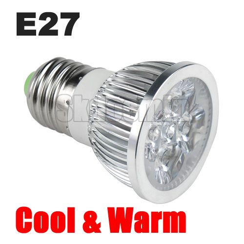 GU10 E27 Mr16 4W Warm&Cool White 4*1W DOWN LIGHT Spot Lamp Led BULB 