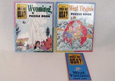 Lot 40 New Highlights Which Way USA? State Puzzle Magazines for Kids 