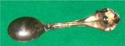   PIXIE CUPID ANGEL SALT SPOON STERLING SILVER PIN FIGURE KEY FOB  