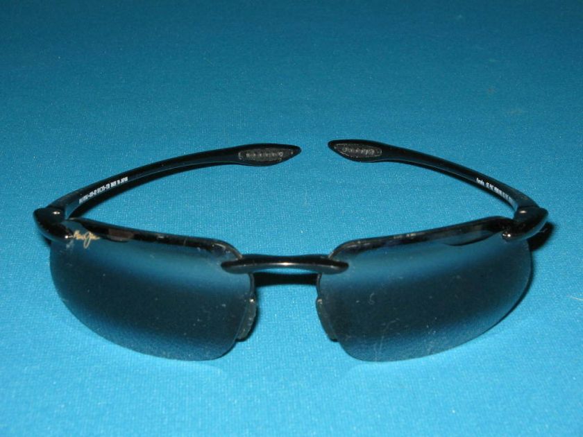 MAUI JIM 409 02 KANAHA Gloss Black/Grey Sunglasses  