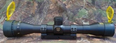   4x32 Gold Crown Parallax AO Rifle Scope & 1 piece 3/8 Mount  