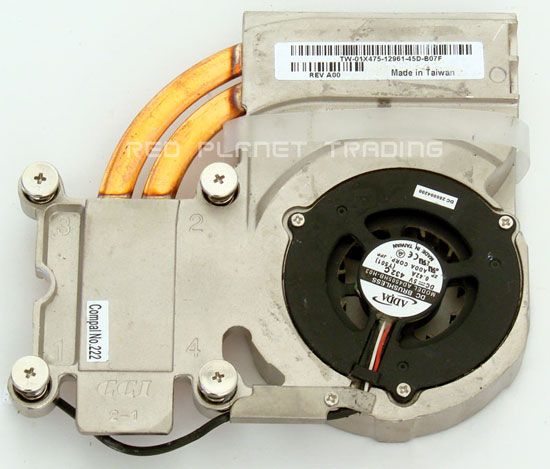 Dell Heatsink Cooling Fan Inspiron 1100 1150 5100 1X475  