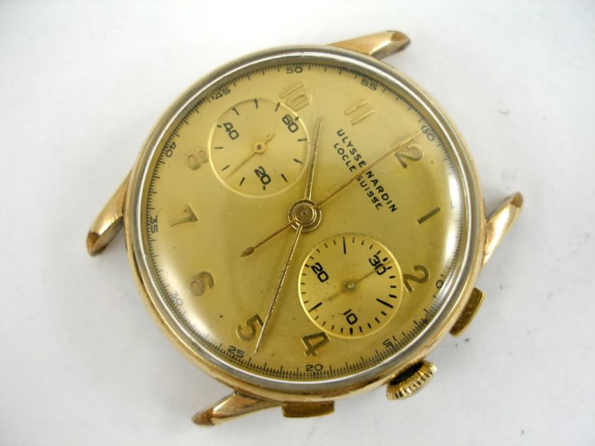   NARDIN 1940IES CHRONOGRAPHE HANDWIND CALIBER VALJOUX 23 RARITY  