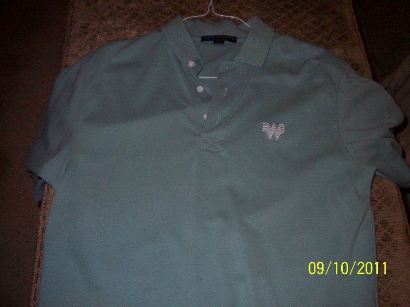 Whataburger Seafoam Green Short Sleeve Polo  