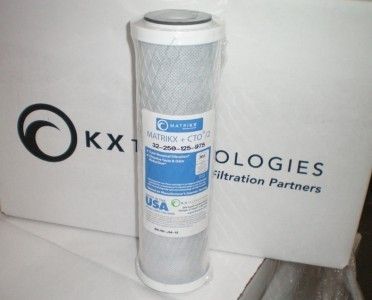 20 CARBON BLOCK FILTERS 10 5 MICRON MATRIKX CTO/2  