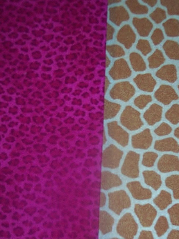 Animal Skin Prints 100% Cotton fabric Giraffe Jungle Babies Novelty 