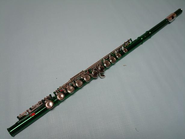 High Quality School Band Green Flute Brand New  