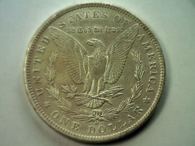 1897 O MORGAN SILVER DOLLAR AU ABOUT UNCIRCULATED NICE ORIGINAL COIN 