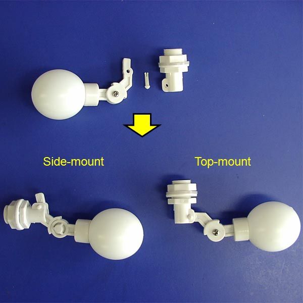   Plastic Float Valve for Aquarium, RO DI Reverse Osmosis System  