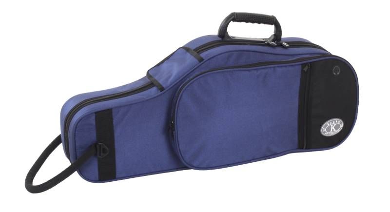 KACES Lightweight Polyfoam Alto Saxophone Case   BLUE  