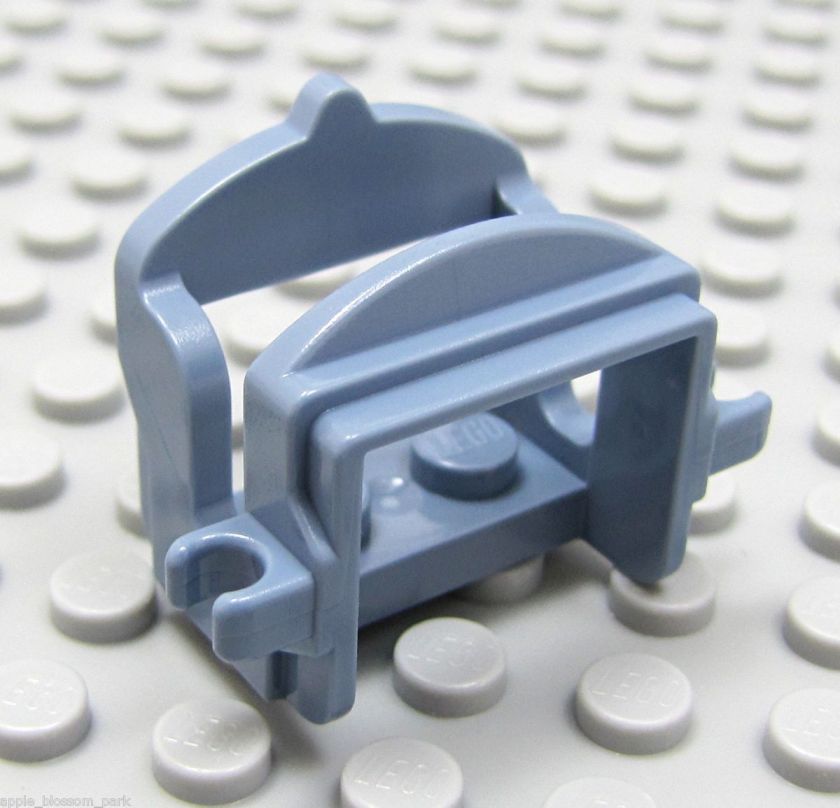 NEW Lego Minifig Sand Blue Animal SADDLE for a Horse Camel or Cow  w/2 