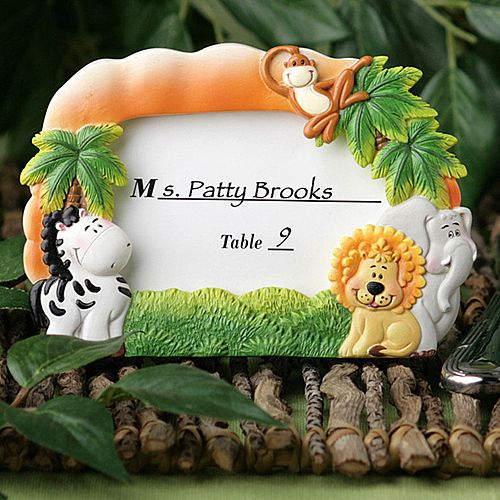   Collection Wild Animal Birthday Baby Shower Picture Frame Favors