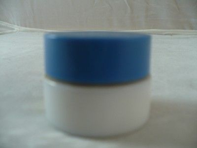 Vintage milk glass trial size Nina cold cream jar  