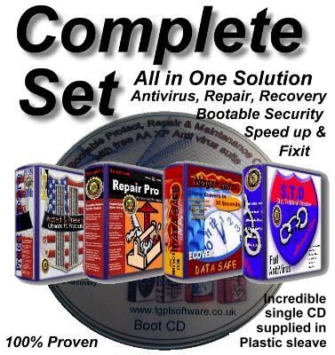 ANTIVIRUS Security & Repair +Spyware +firewall Software  