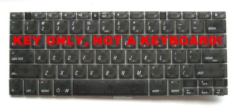 Apple Keyboard KEY   Powerbook G4   Titanium  