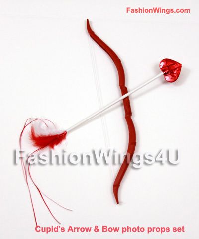 Cupids bow and arrow photo posing props costume  