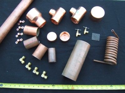 Reflux Still Kit   Pipe and Fittings   YOU Assemble   