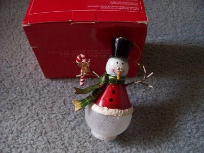 Avon LIGHT UP SNOWMAN ORNAMENT NEW  