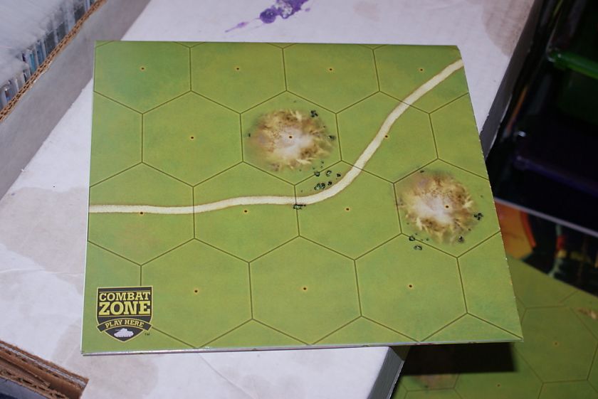 axis & allies minatures combat zone map new  