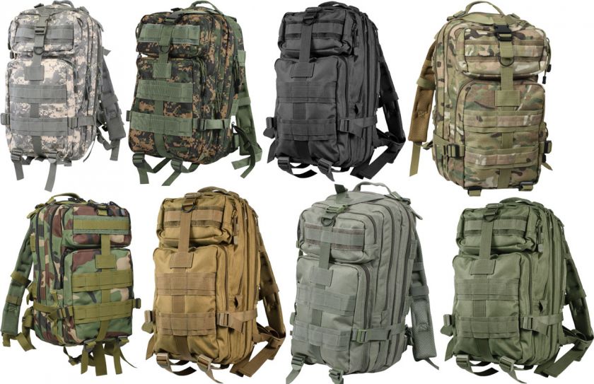 Military Style Medium Transport MOLLE Bag Backpack  