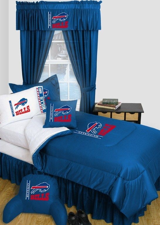 BUFFALO BILLS (LR) TWIN*FULL*QUEEN COMFORTER BED SETS**  