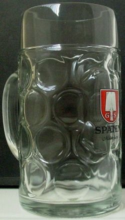 World Famous SPATEN MASTER KRUG BEER MUG   1L   Rare  