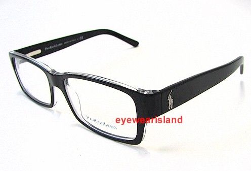   Lauren 2027 Eyeglasses 5011 Black/Crystal Optical Frame 52mm  