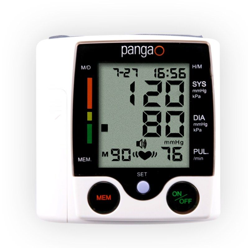 Digital Wrist Blood Pressure Monitor & Heart Beat Meter Measures Pulse 