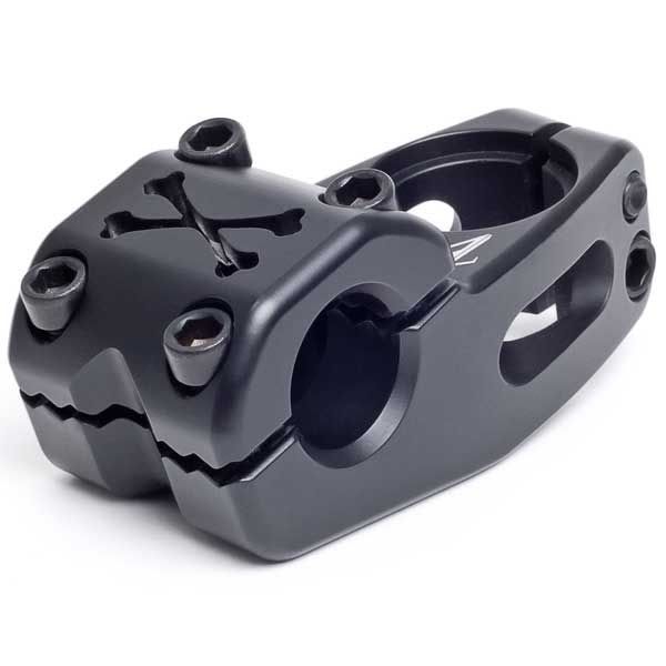 TEMPERED CROSS BONES BMX BIKE BICYCLE TOP LOAD STEM 1 1/8   11.4oz 