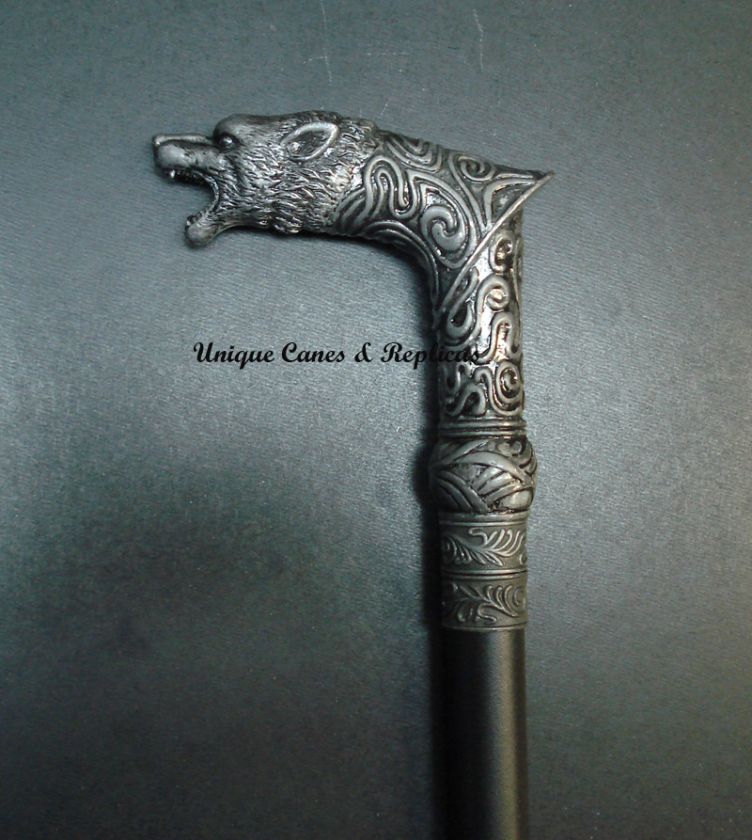 Chrome Wolfman Cane   Cane Sword