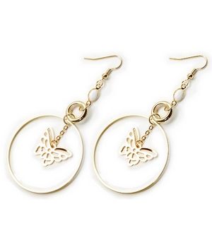 GOLD HOOP DROP EARRINGS. Super sized hoop earrings are hot especially 