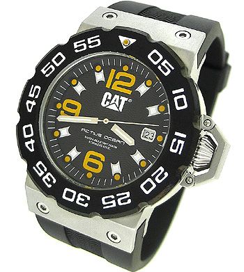 CATERPILLAR POLYURETHANE 200M MENS WATCH D2 141 21 131  