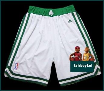 Boston Celtics Rajon Rondo Revolution 30 Home White Shorts  