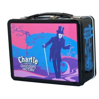 Charlie And The Chocolate Factory Willy Wonka Movie Metal Lunchbox 