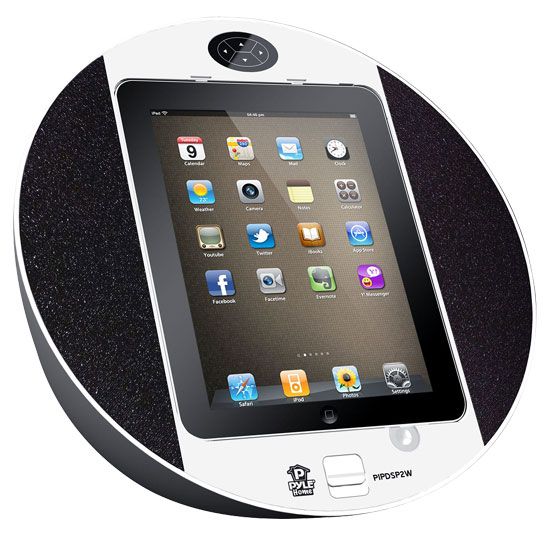 iPod/iPhone iPad Touch Screen Dock with Built In FM Radio/Alarm Clock 