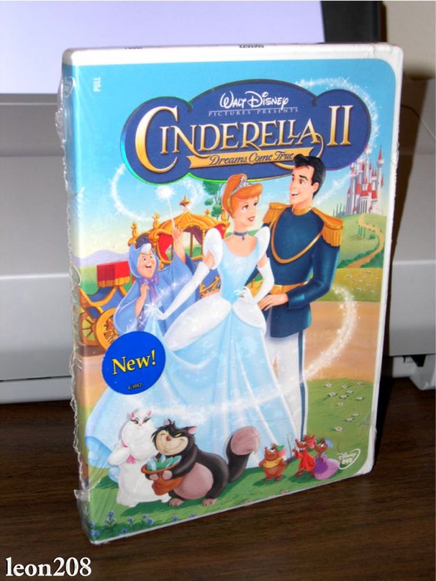 Cinderella II Dreams Come True (2002, DVD), Disney, OOP 786936148435 