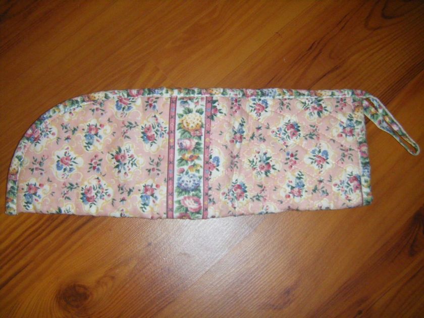 Vera Bradley Pastel Pink Curling Iron Holder Cover Case  